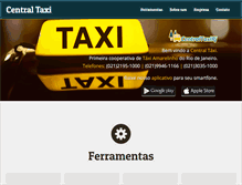 Tablet Screenshot of centraltaxi.com.br
